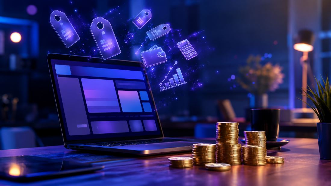 AI website builder budget concept