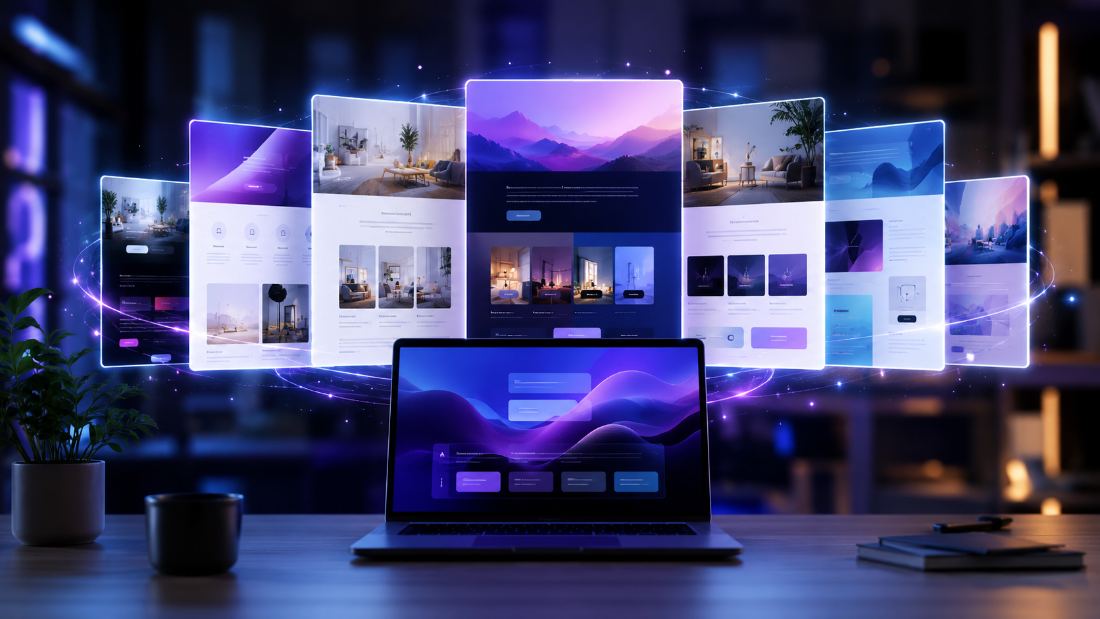AI website builder templates