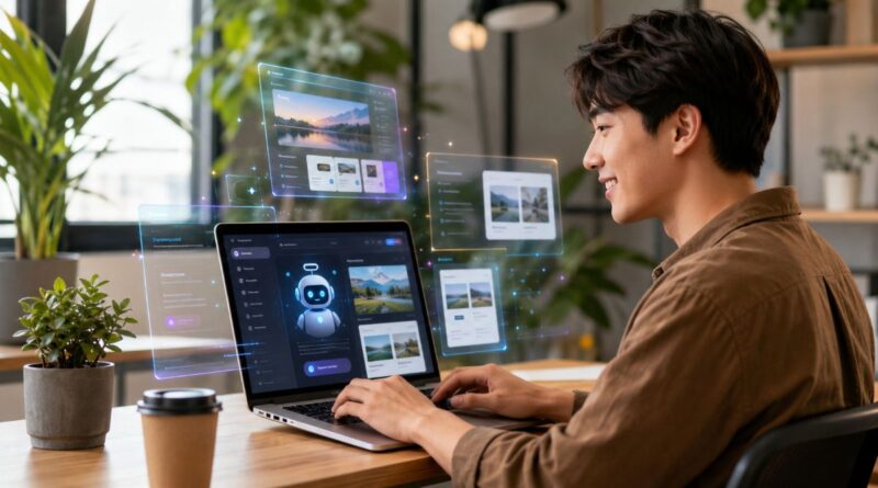build a website with AI