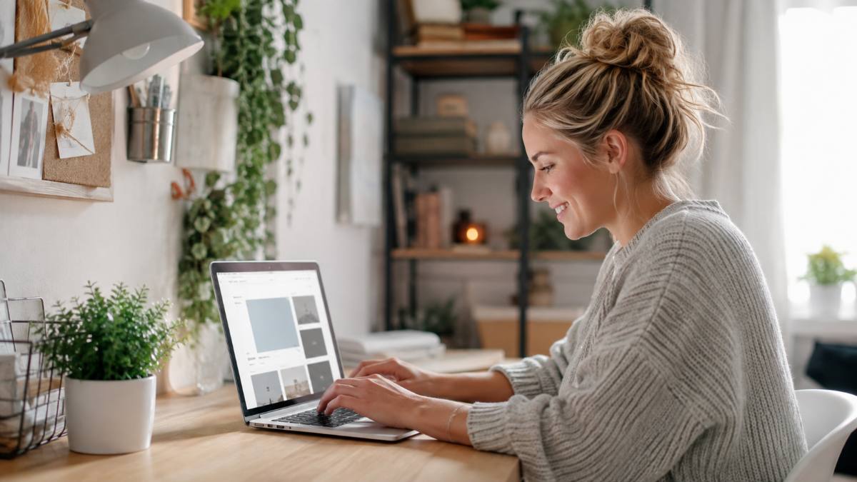 how to make money blogging beginner on laptop